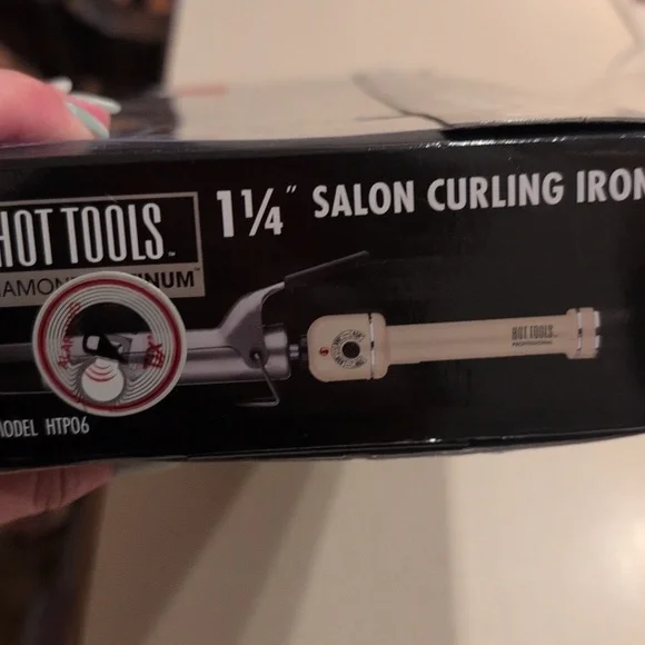 Hot Tools Diamond Platinum Gold Curling Iron - Picture 8 of 14